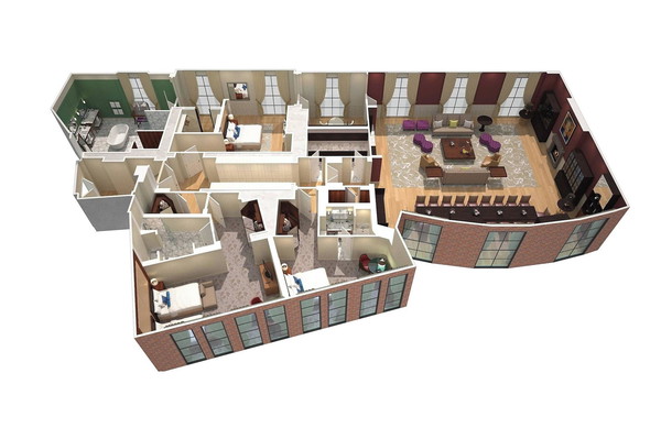 Suite three bedrooms